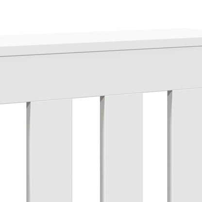 vidaXL Cache-radiateur blanc 205x21,5x83,5 cm bois d'ingénierie