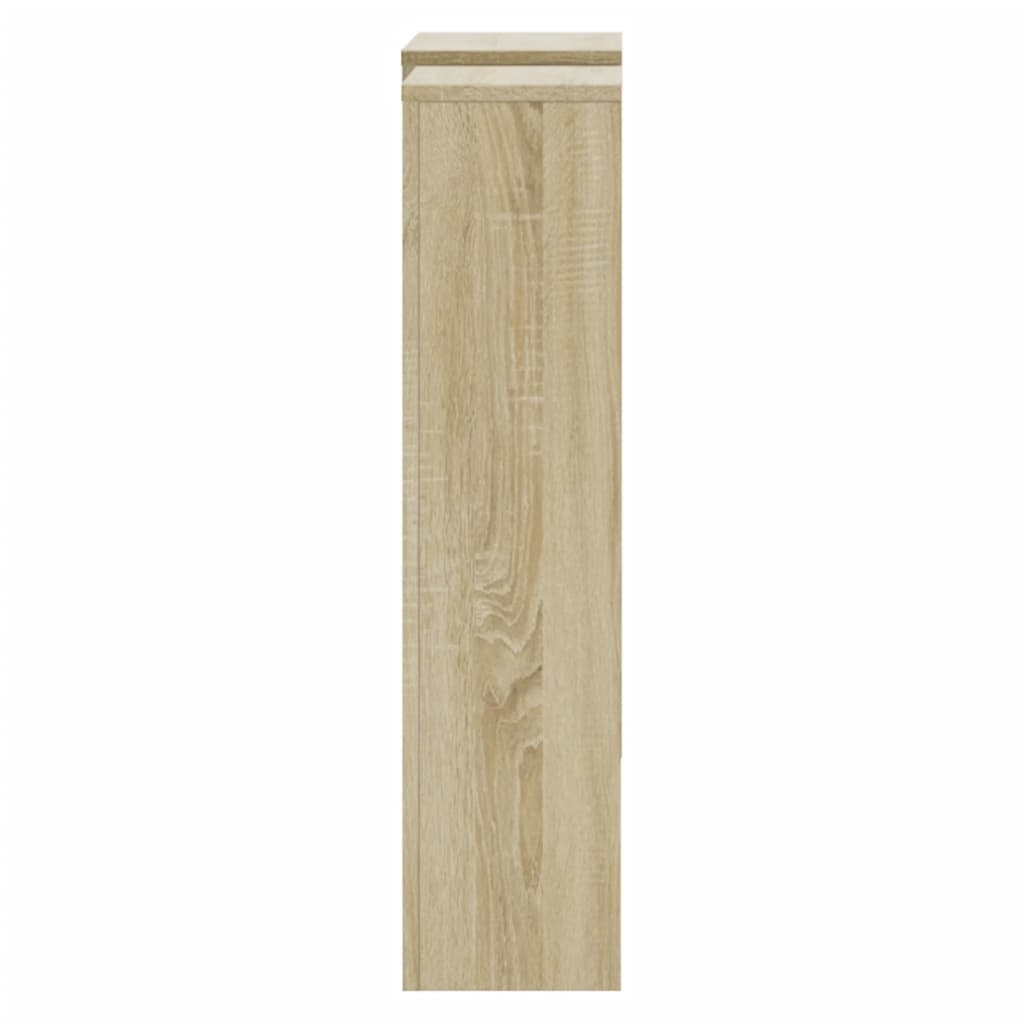 vidaXL Cache-radiateur chêne sonoma 205x21,5x83,5 cm bois d'ingénierie
