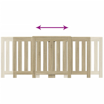 vidaXL Cache-radiateur chêne sonoma 205x21,5x83,5 cm bois d'ingénierie