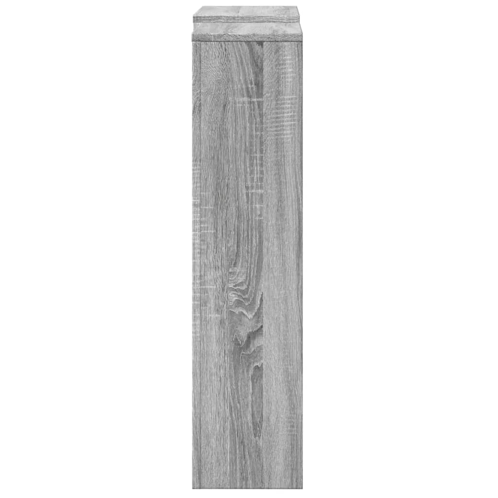vidaXL Cache-radiateur sonoma gris 205x21,5x83,5 cm bois d'ingénierie