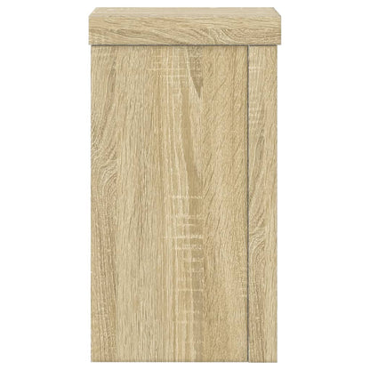 vidaXL Supports pour plantes 2 pcs chêne sonoma bois d'ingénierie