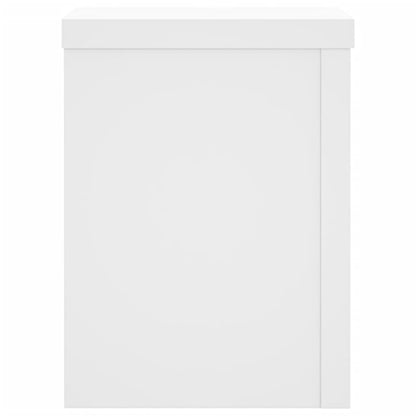 vidaXL Supports pour plantes 2 pcs blanc 15x15x20 cm bois d'ingénierie