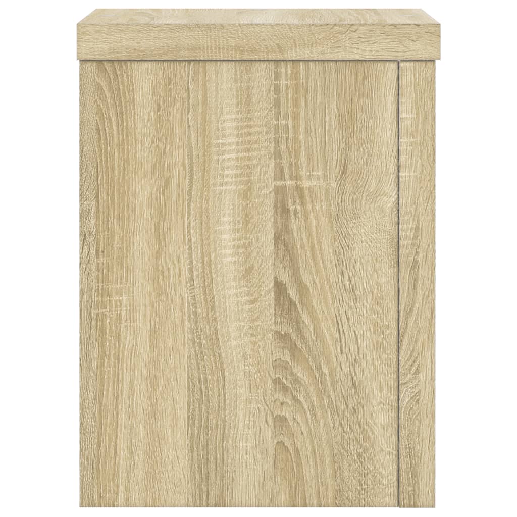 vidaXL Supports pour plantes 2 pcs chêne sonoma bois d'ingénierie