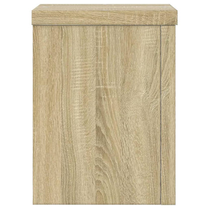 vidaXL Supports pour plantes 2 pcs chêne sonoma bois d'ingénierie