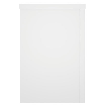 vidaXL Supports pour plantes 2 pcs blanc 20x20x30 cm bois d'ingénierie