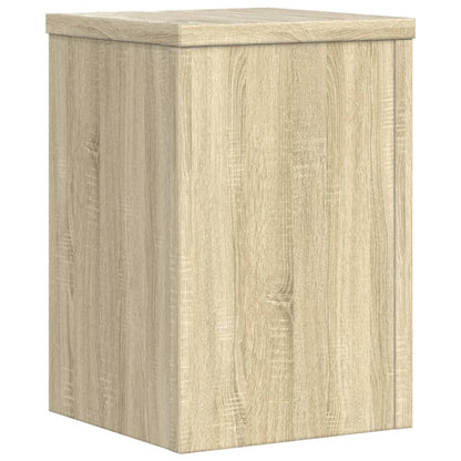 vidaXL Supports pour plantes 2 pcs chêne sonoma bois d'ingénierie