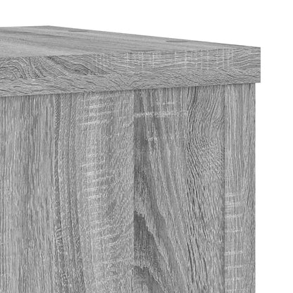 vidaXL Supports pour plantes 2 pcs sonoma gris bois d'ingénierie