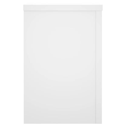 vidaXL Supports pour plantes 2 pcs blanc 25x25x35 cm bois d'ingénierie