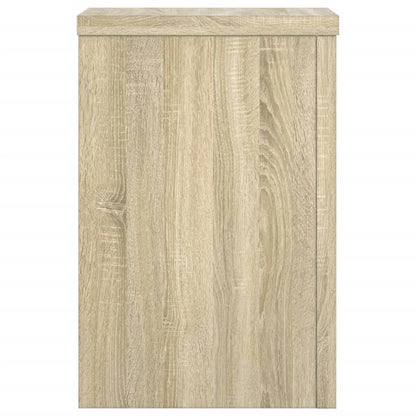 vidaXL Supports pour plantes 2 pcs chêne sonoma bois d'ingénierie
