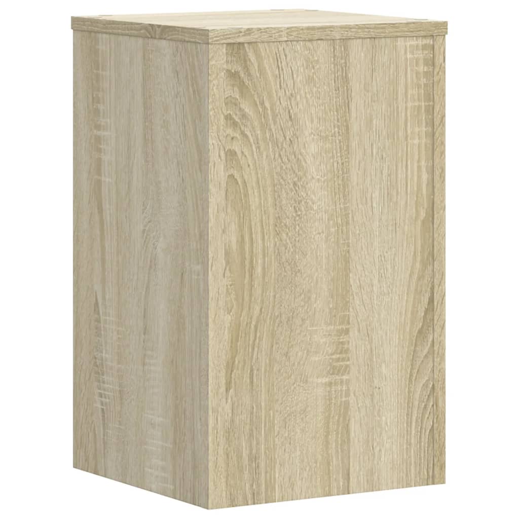 vidaXL Supports pour plantes 2 pcs chêne sonoma bois d'ingénierie