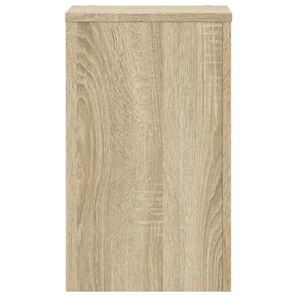 vidaXL Supports pour plantes 2 pcs chêne sonoma bois d'ingénierie