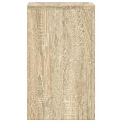 vidaXL Supports pour plantes 2 pcs chêne sonoma bois d'ingénierie