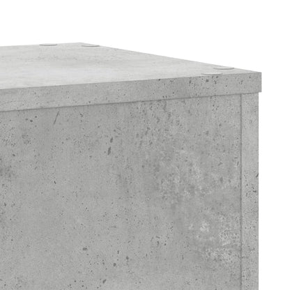 vidaXL Supports pour plantes 2 pcs gris béton bois d'ingénierie