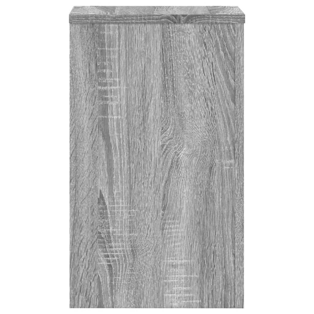 vidaXL Supports pour plantes 2 pcs gris sonoma bois d'ingénierie