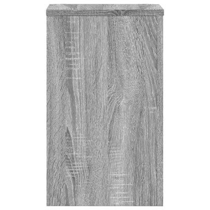 vidaXL Supports pour plantes 2 pcs gris sonoma bois d'ingénierie