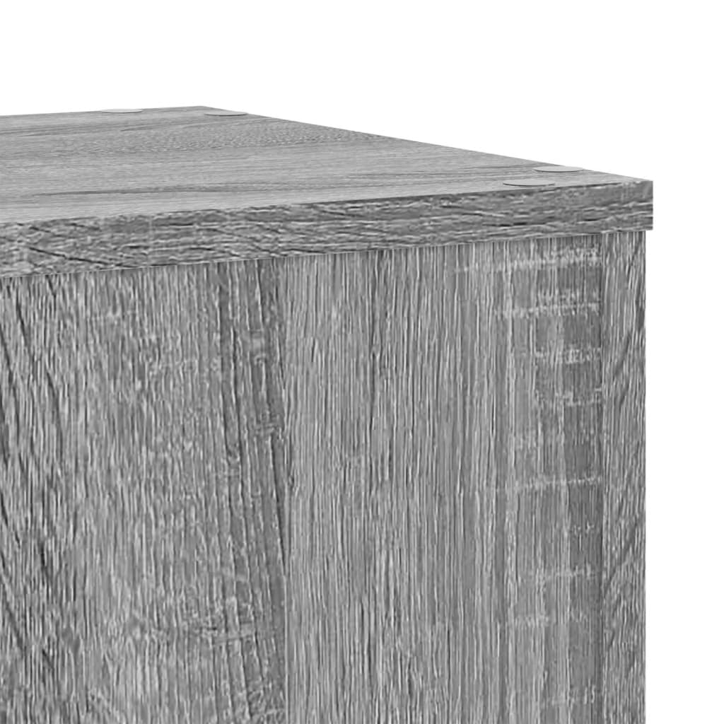 vidaXL Supports pour plantes 2 pcs gris sonoma bois d'ingénierie