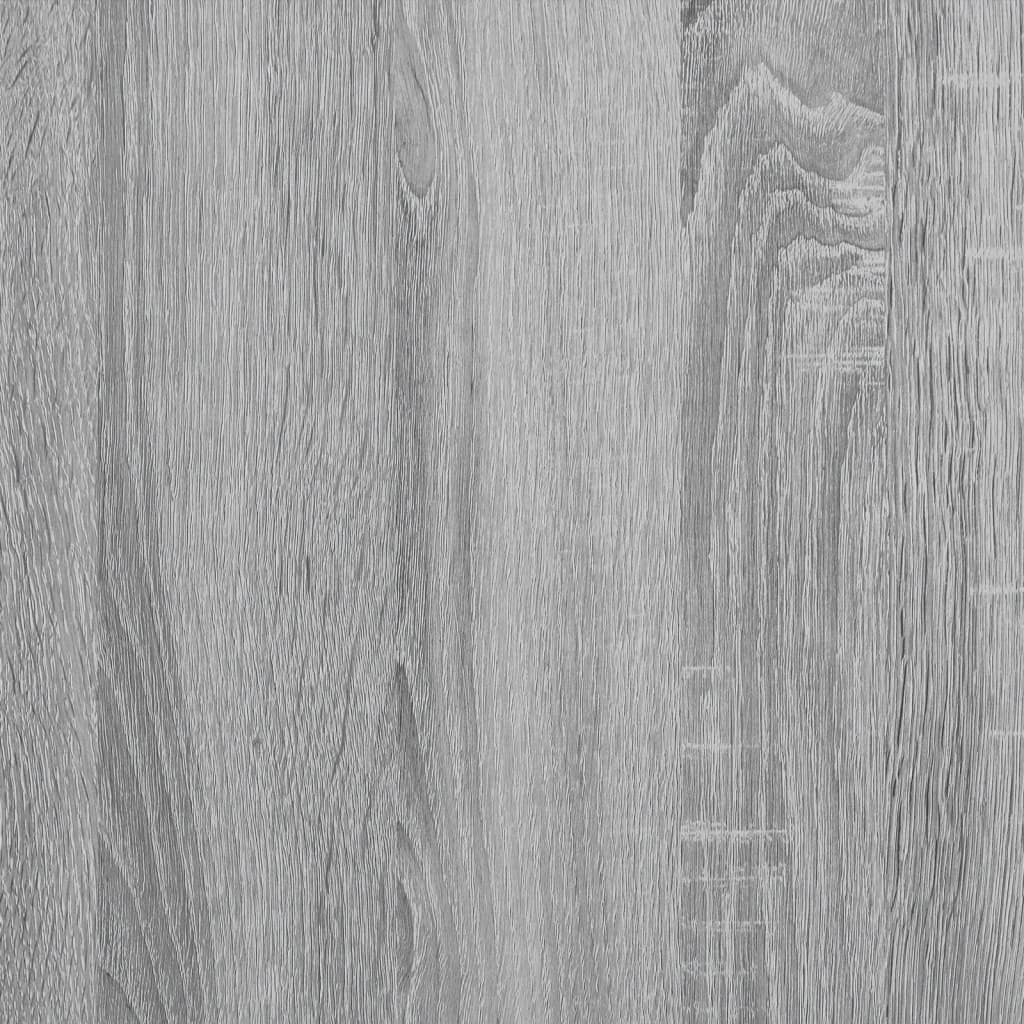 vidaXL Supports pour plantes 2 pcs gris sonoma bois d'ingénierie