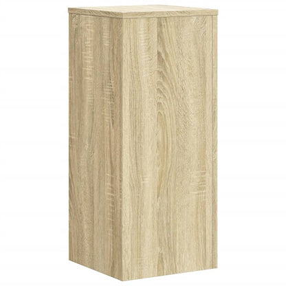 vidaXL Supports pour plantes 2 pcs chêne sonoma bois d'ingénierie
