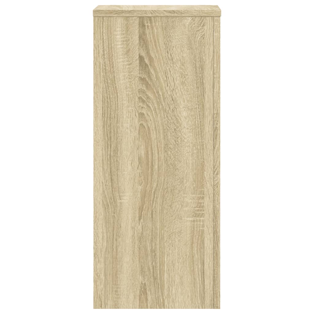 vidaXL Supports pour plantes 2 pcs chêne sonoma bois d'ingénierie