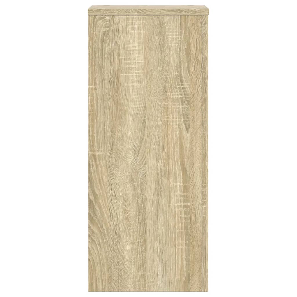 vidaXL Supports pour plantes 2 pcs chêne sonoma bois d'ingénierie
