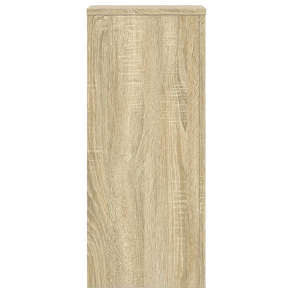 vidaXL Supports pour plantes 2 pcs chêne sonoma bois d'ingénierie