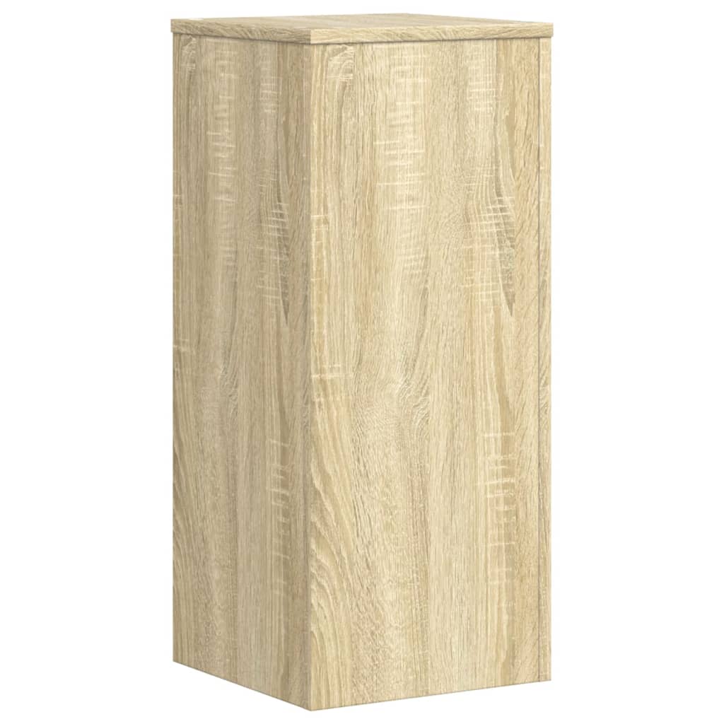 vidaXL Supports pour plantes 2 pcs chêne sonoma bois d'ingénierie