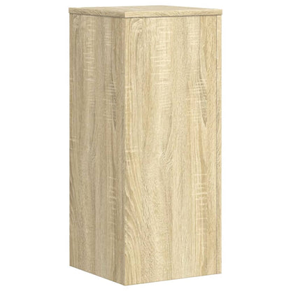 vidaXL Supports pour plantes 2 pcs chêne sonoma bois d'ingénierie