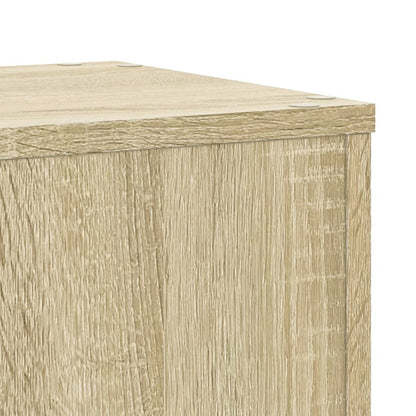 vidaXL Supports pour plantes 2 pcs chêne sonoma bois d'ingénierie