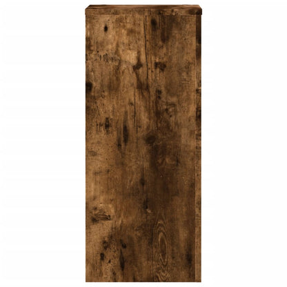 vidaXL Supports pour plantes 2 pcs chêne fumé bois d'ingénierie