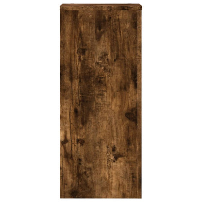 vidaXL Supports pour plantes 2 pcs chêne fumé bois d'ingénierie