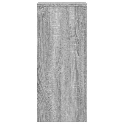 vidaXL Supports pour plantes 2 pcs sonoma gris bois d'ingénierie