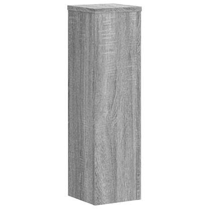vidaXL Supports pour plantes 2 pcs sonoma gris bois d'ingénierie