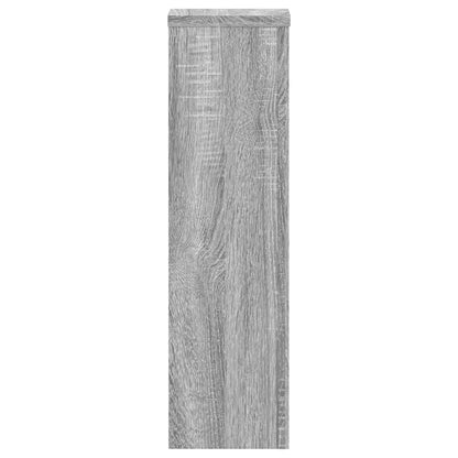 vidaXL Supports pour plantes 2 pcs sonoma gris bois d'ingénierie