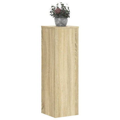 vidaXL Supports pour plantes 2 pcs chêne sonoma bois d'ingénierie
