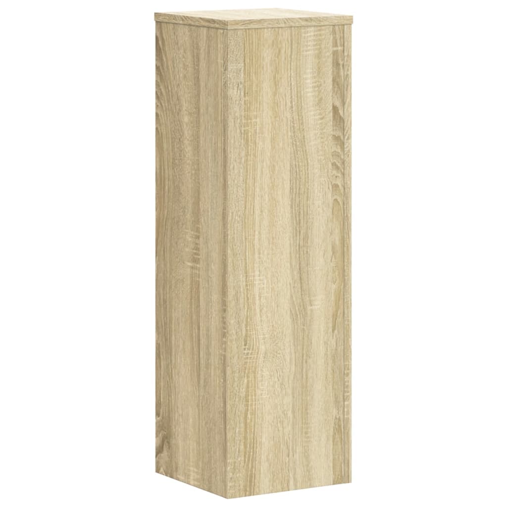 vidaXL Supports pour plantes 2 pcs chêne sonoma bois d'ingénierie
