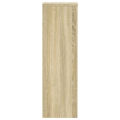 vidaXL Supports pour plantes 2 pcs chêne sonoma bois d'ingénierie