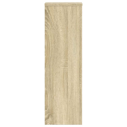 vidaXL Supports pour plantes 2 pcs chêne sonoma bois d'ingénierie
