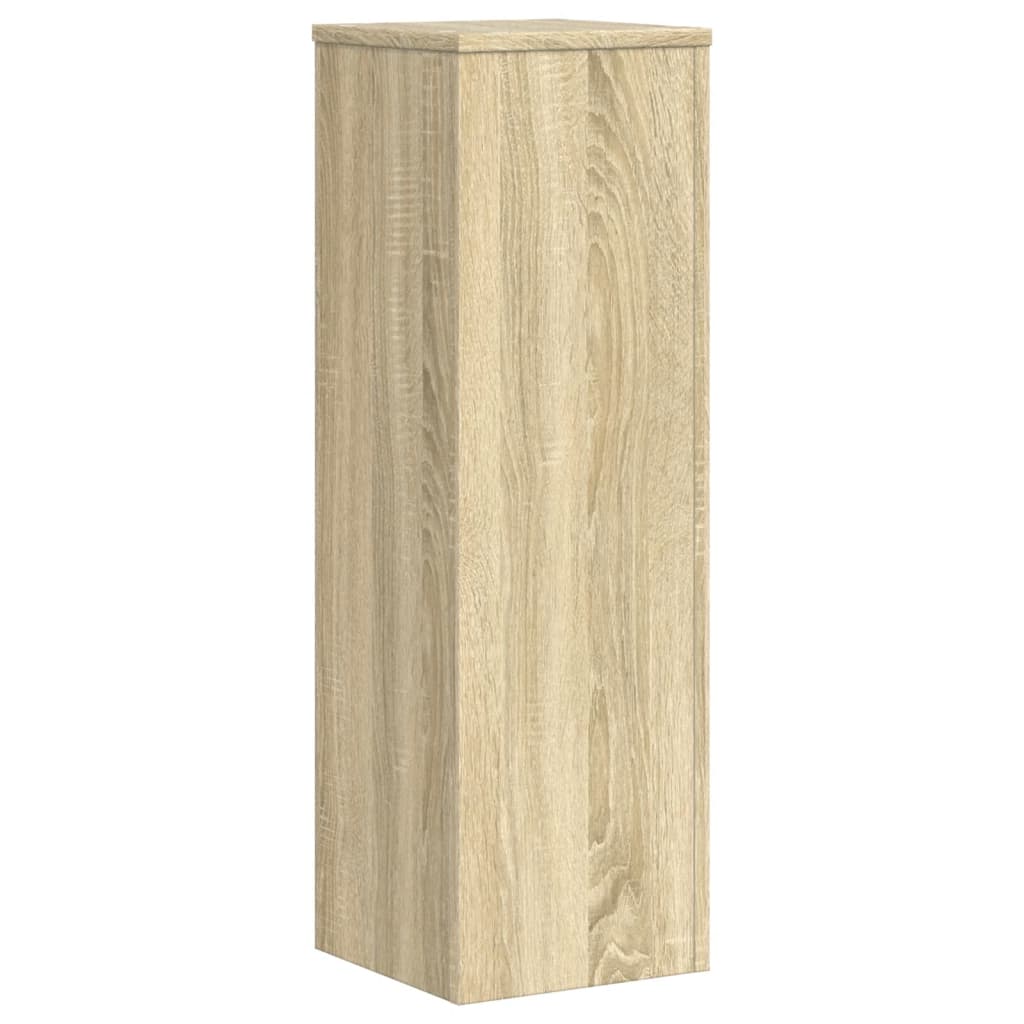 vidaXL Supports pour plantes 2 pcs chêne sonoma bois d'ingénierie