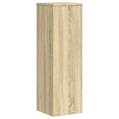 vidaXL Supports pour plantes 2 pcs chêne sonoma bois d'ingénierie