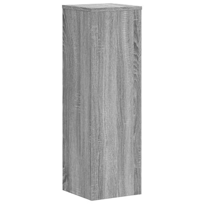 vidaXL Supports pour plantes 2 pcs sonoma gris bois d'ingénierie