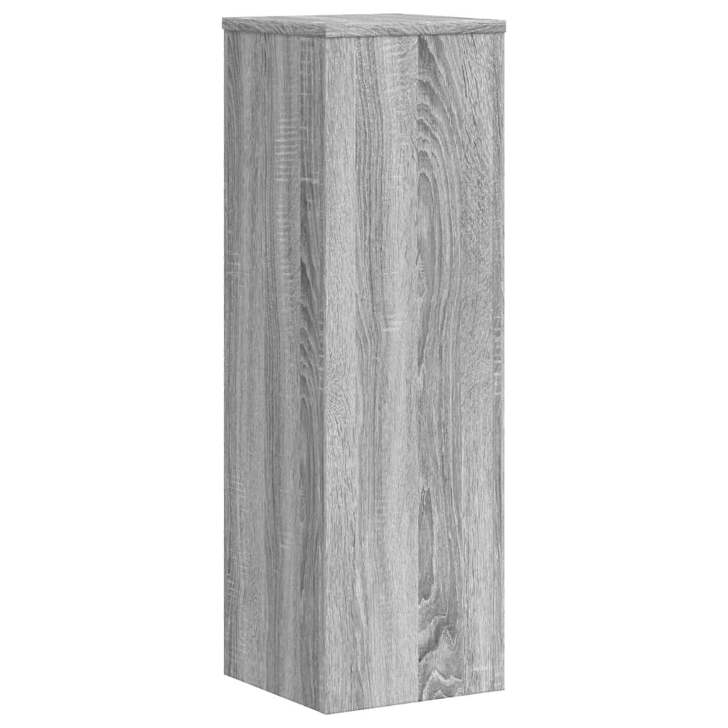 vidaXL Supports pour plantes 2 pcs sonoma gris bois d'ingénierie