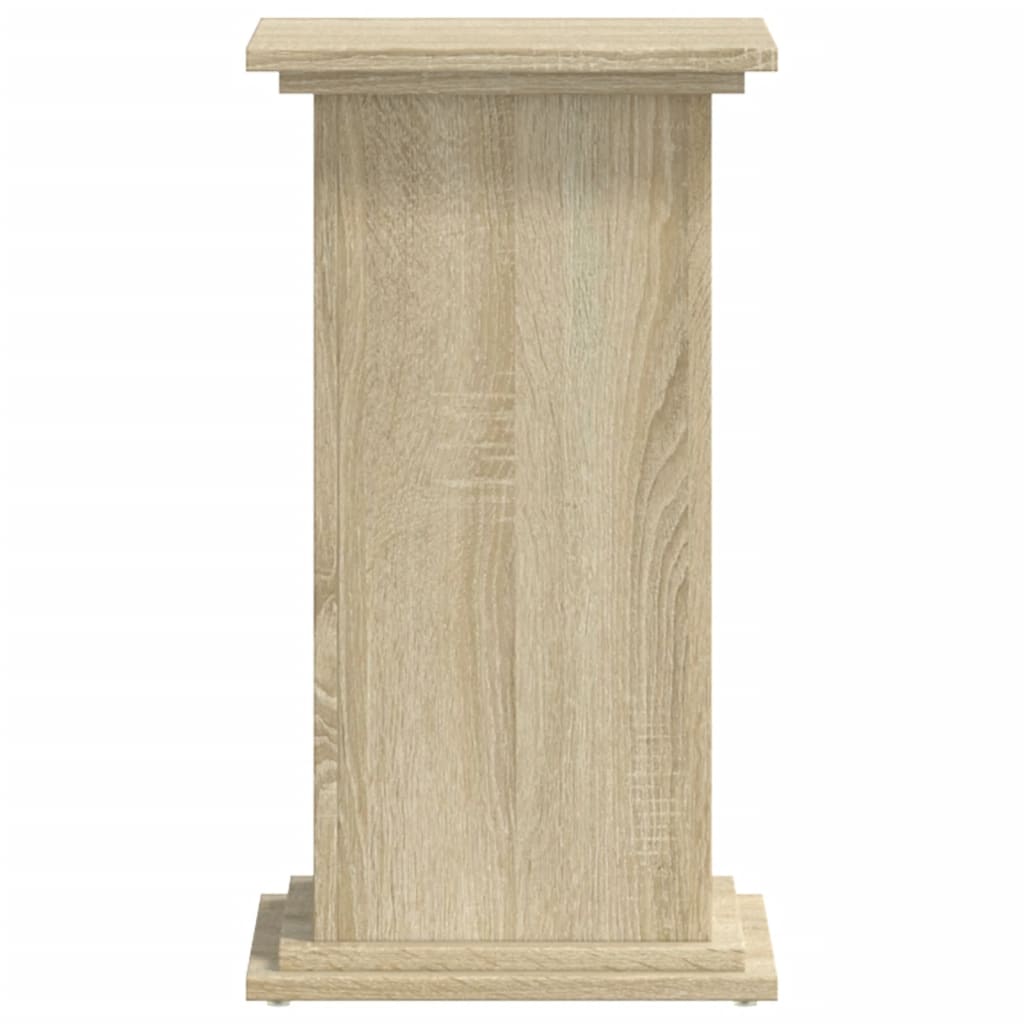 vidaXL Support pour plantes chêne sonoma 33x33x60 cm bois d'ingénierie