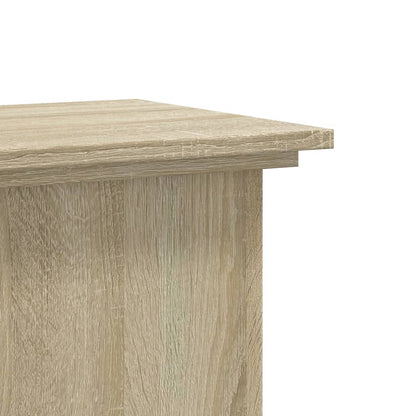 vidaXL Support pour plantes chêne sonoma 33x33x60 cm bois d'ingénierie