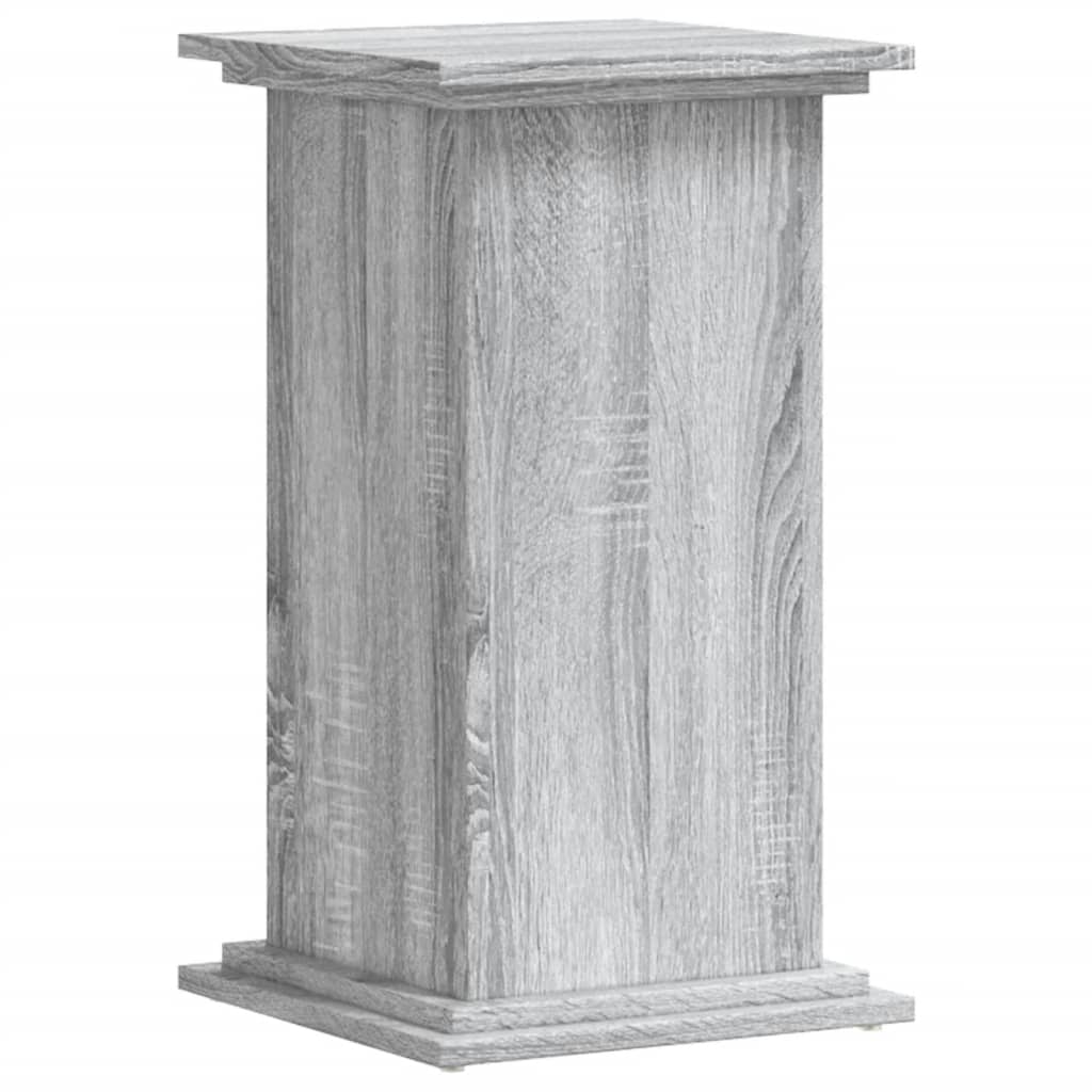 vidaXL Support pour plantes sonoma gris 33x33x60 cm bois d'ingénierie