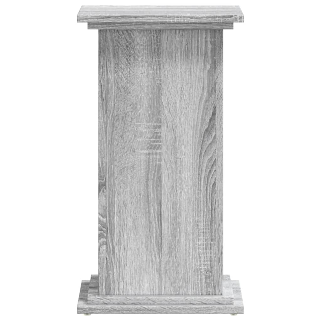 vidaXL Support pour plantes sonoma gris 33x33x60 cm bois d'ingénierie