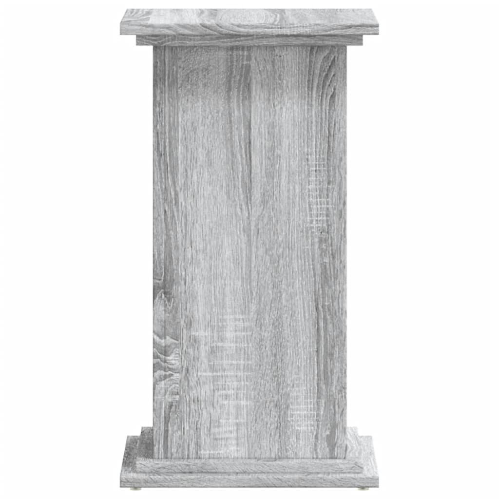 vidaXL Support pour plantes sonoma gris 33x33x60 cm bois d'ingénierie