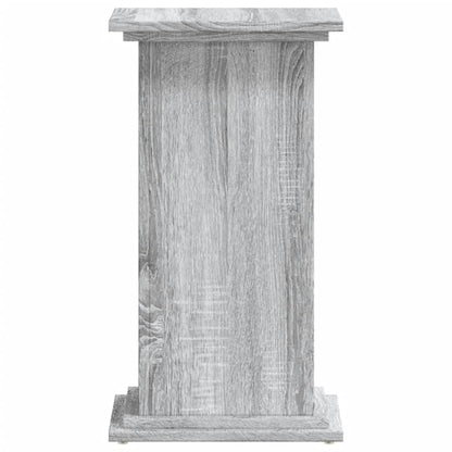 vidaXL Support pour plantes sonoma gris 33x33x60 cm bois d'ingénierie