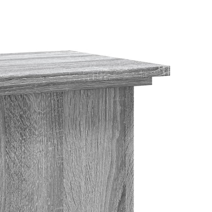 vidaXL Support pour plantes sonoma gris 33x33x60 cm bois d'ingénierie