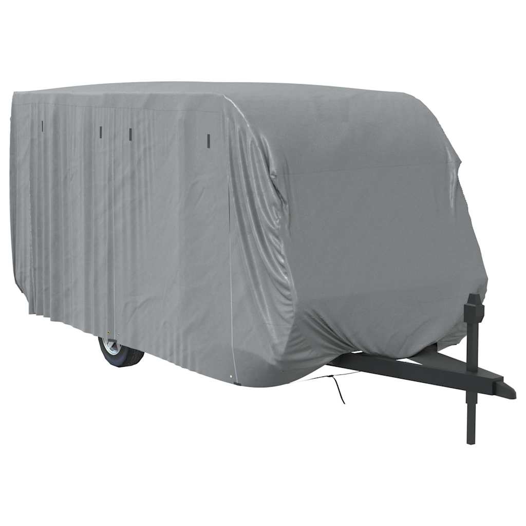vidaXL Housse de caravane gris 670x250x220 cm tissu non tissé