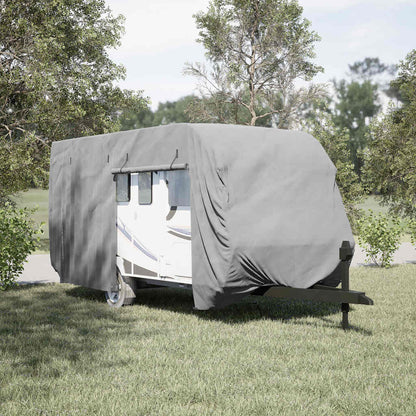 vidaXL Housse de caravane gris 670x250x220 cm tissu non tissé